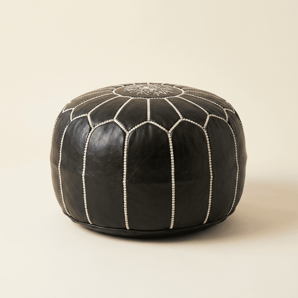 Moroccan Corner Set - Pouf and Two Cushions view 3