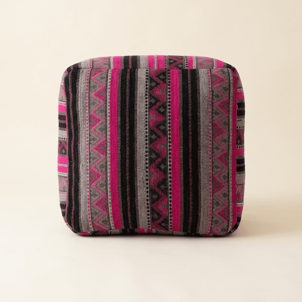 Moroccan Corner Set - Pouf and Two Cushions view 5