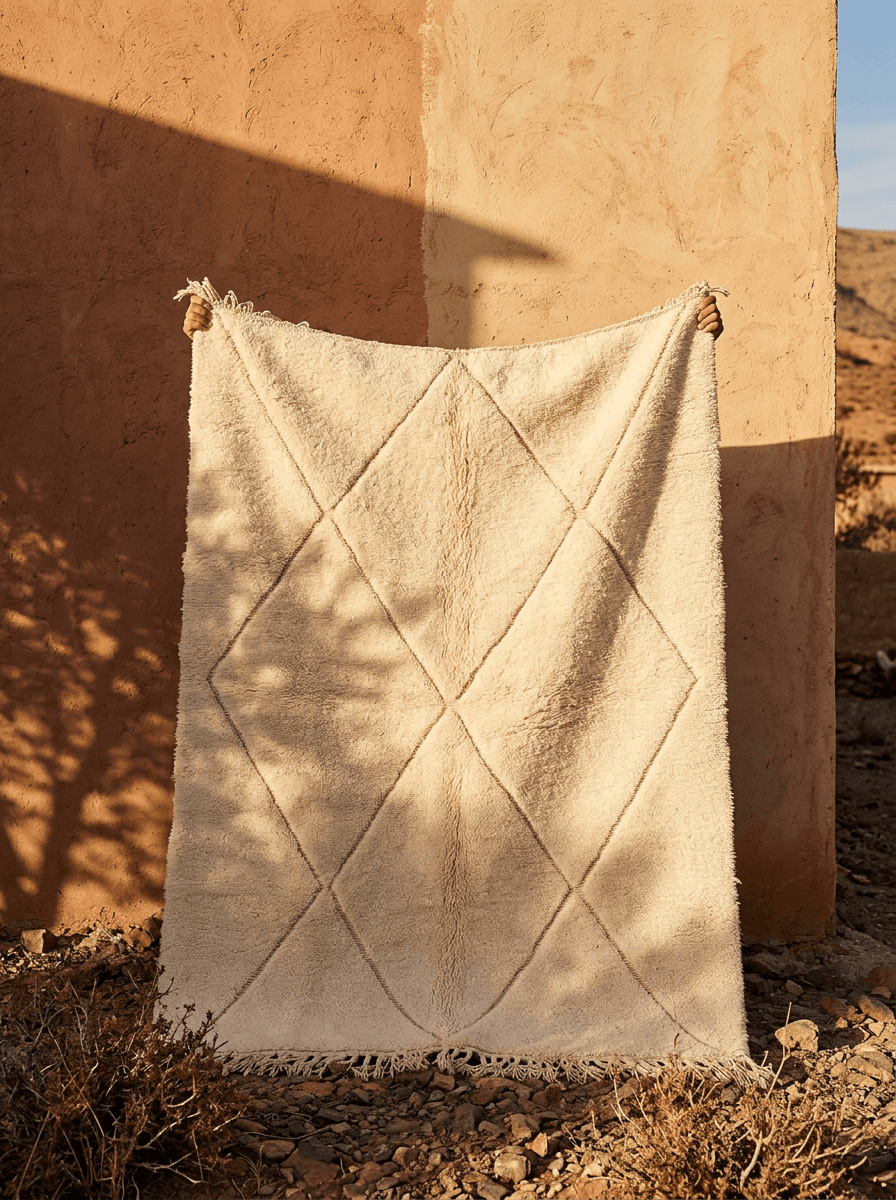 Handwoven Moroccan Statement Rug