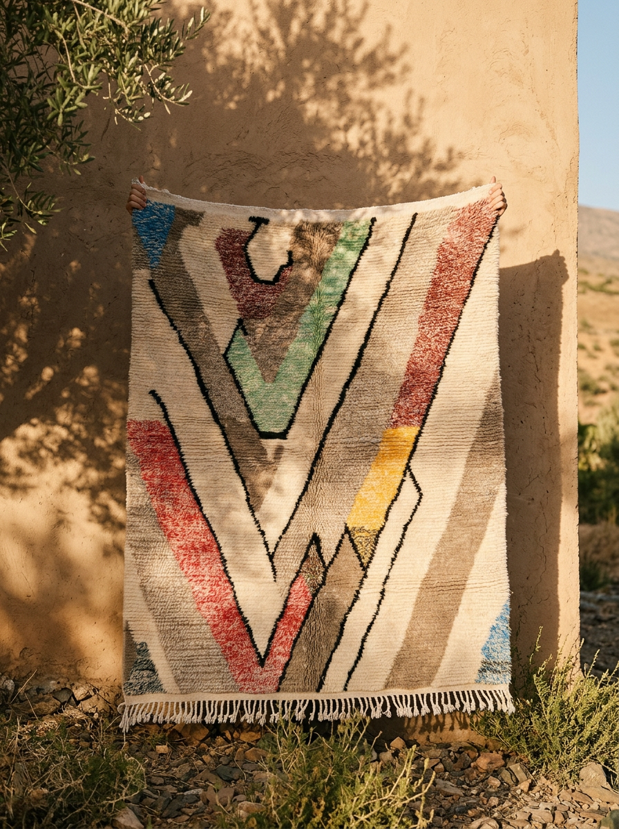 Handwoven Moroccan Area Rug