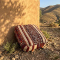 Handwoven Moroccan Pouf