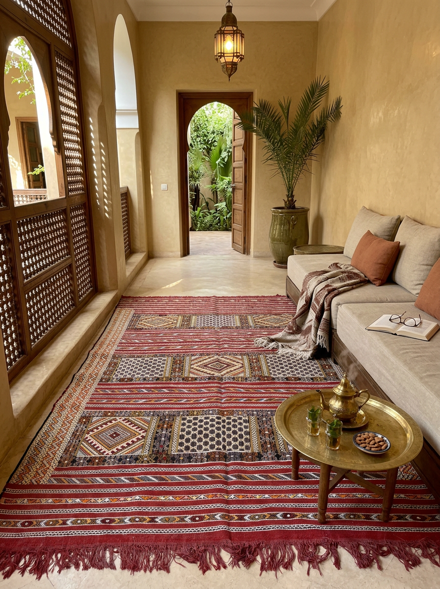Handwoven Moroccan Area Rug