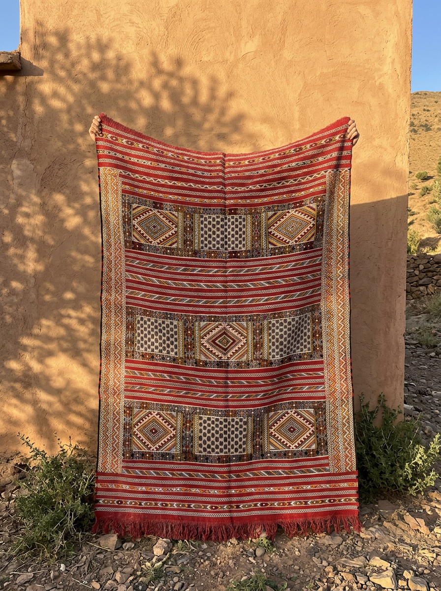 Handwoven Moroccan Area Rug