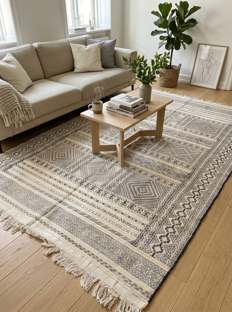 Handwoven Moroccan Area Rug