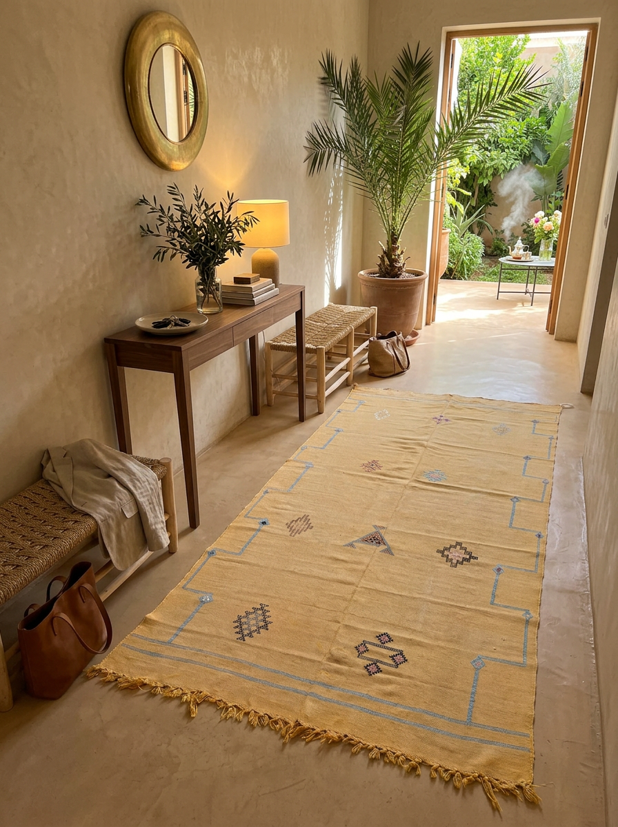 Handwoven Moroccan Area Rug
