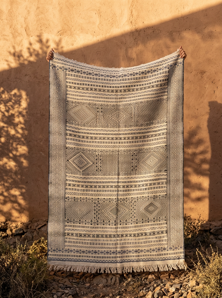 Handwoven Moroccan Area Rug